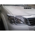โครเมี่ยม ครอบไฟหน้า ใส่โตโยต้า ไฮลัค วีโก้ แชมป์ Toyota Hilux vigo champ 2011 V.1